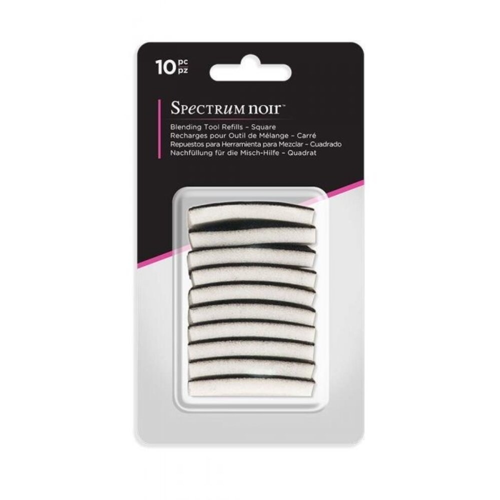 Spectrum Noir Blending Tool Refills Square (10pcs) (SN-ACC-BTR10-SQU) (OUTLET)