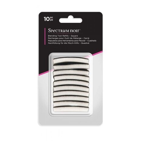 Spectrum Noir Blending Tool Refills Square (10pcs) (SN-ACC-BTR10-SQU) (OUTLET)