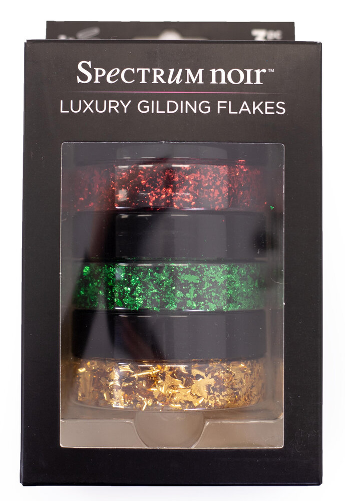 Spectrum Noir Luxury Gilding Flakes Christmas (3x50ml) (SN-GILFLAKE-CHRI) (OUTLET)