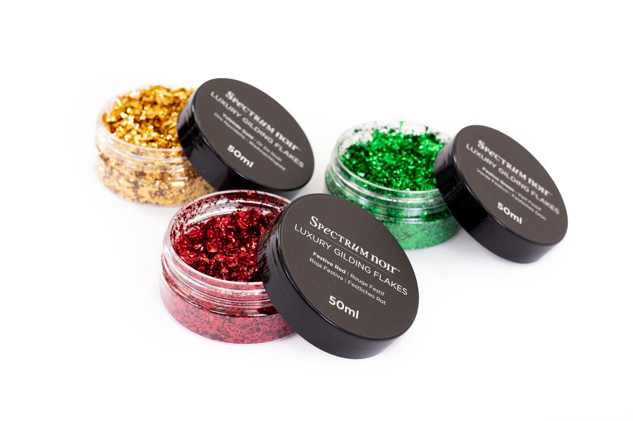 Spectrum Noir Luxury Gilding Flakes Christmas (3x50ml) (SN-GILFLAKE-CHRI) (OUTLET)