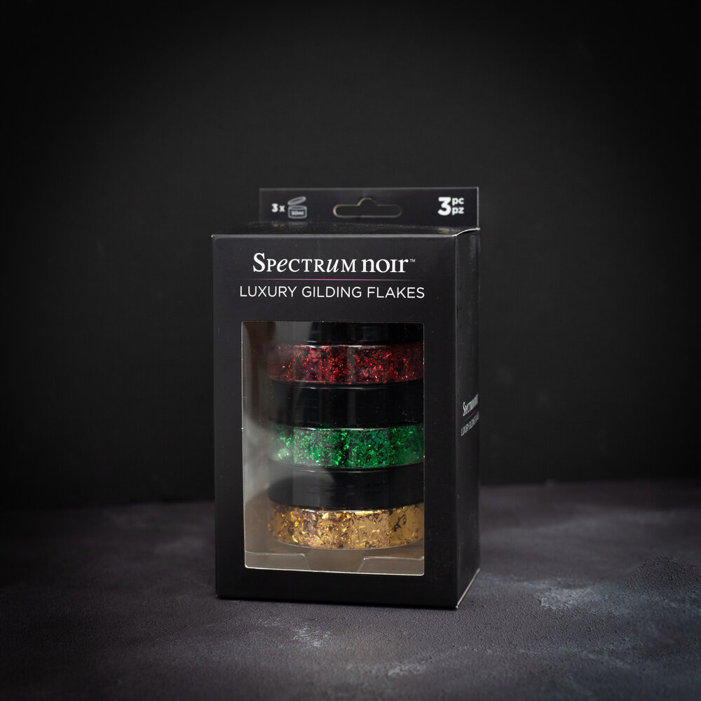 Spectrum Noir Luxury Gilding Flakes Christmas (3x50ml) (SN-GILFLAKE-CHRI) (OUTLET)
