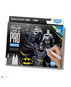 Spectrum Noir Fan-Art Like a Pro Art Kit Batman (24pcs) (SN-PFAN-DC1-BATM) (OUTLET) Spectrum Noir Fan-Art Like a Pro Art Kit Batman (24pcs) (SN-PFAN-DC1-BATM) (OUTLET)