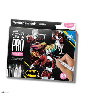 Spectrum Noir Fan-Art Like a Pro Art Kit Harley Quinn (24pcs) (SN-PFAN-DC1-HARL) (OUTLET) Spectrum Noir Fan-Art Like a Pro Art Kit Harley Quinn (24pcs) (SN-PFAN-DC1-HARL) (OUTLET)
