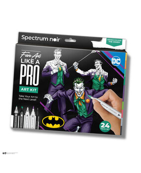 Spectrum Noir Fan-Art Like a Pro Art Kit The Joker (24pcs) (SN-PFAN-DC1-JOKE) (OUTLET) Spectrum Noir Fan-Art Like a Pro Art Kit The Joker (24pcs) (SN-PFAN-DC1-JOKE) (OUTLET)