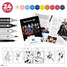 Spectrum Noir Fan-Art Like a Pro Art Kit Superman (24pcs) (SN-PFAN-DC1-SUPM) (OUTLET) Spectrum Noir Fan-Art Like a Pro Art Kit Superman (24pcs) (SN-PFAN-DC1-SUPM) (OUTLET)
