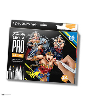 Spectrum Noir Fan-Art Like a Pro Art Kit Wonder Woman (24pcs) (SN-PFAN-DC1-WONW) (OUTLET) Spectrum Noir Fan-Art Like a Pro Art Kit Wonder Woman (24pcs) (SN-PFAN-DC1-WONW) (OUTLET)