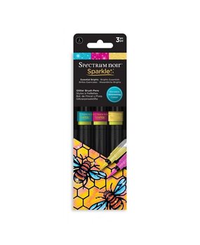 Spectrum Noir Sparkle Brush Pens Essential Brights (3pcs) (SPECN-SPA-ESB3) (OUTLET) Spectrum Noir Sparkle Brush Pens Essential Brights (3pcs) (SPECN-SPA-ESB3) (OUTLET)