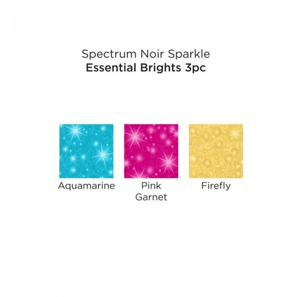 Spectrum Noir Sparkle Brush Pens Essential Brights (3pcs) (SPECN-SPA-ESB3) (OUTLET) Spectrum Noir Sparkle Brush Pens Essential Brights (3pcs) (SPECN-SPA-ESB3) (OUTLET)