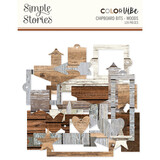 Simple Stories Color Vibe Chipboard Bits Woods (120pcs) (13486) (OUTLET)