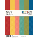 Simple Stories Color Vibe 6x8 Inch Paper Pad Bolds (13495) (OUTLET)