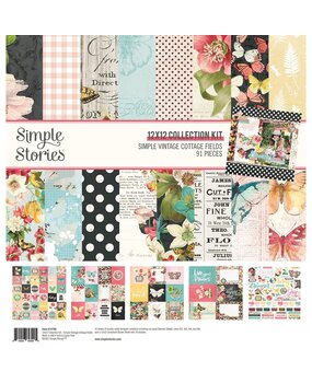 Simple Stories Simple Vintage Cottage Fields Collection Kit (14700) (OUTLET)