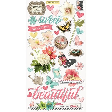 Simple Stories Simple Vintage Cottage Fields Chipboard (14720) (OUTLET)