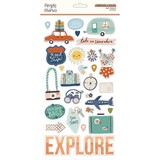 Simple Stories Safe Travels Chipboard (14815) (OUTLET)