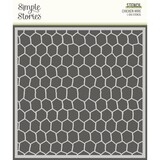 Simple Stories Simple Vintage Farmhouse Garden Stencil Chicken Wire (15030) (OUTLET)