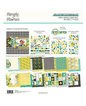 Simple Stories Simple Vintage Lemon Twist Collector's Essential Kit (15233) (OUTLET)