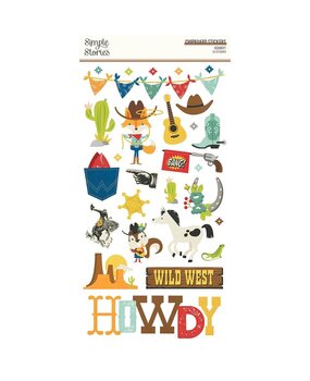 Simple Stories Howdy! Chipboard (15414) (OUTLET)