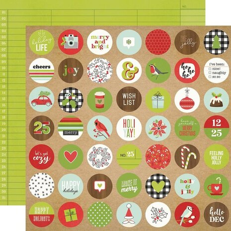 Simple Stories Make it Merry 12x12 Inch Collector's Essential Kit (15732) (OUTLET)