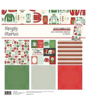 Simple Stories Ugly Christmas Sweater 12x12 Inch Collection Kit (15961) (OUTLET)