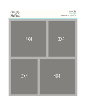Simple Stories Simple Pages Template Design 10 (15969) (OUTLET)