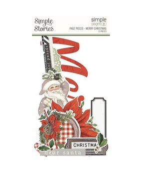 Simple Stories Simple Pages Page Pieces Merry Christmas (16033) (OUTLET)