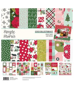 Simple Stories Holly Days 12x12 Inch Collection Kit (16100) (OUTLET)