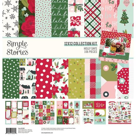 Simple Stories Holly Days 12x12 Inch Collection Kit (16100) (OUTLET)