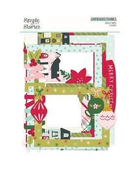 Simple Stories Holly Days Chipboard Frames (16119) (OUTLET)