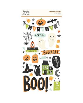 Simple Stories Spooky Nights 6x12 Inch Chipboard (16415) (OUTLET)
