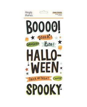 Simple Stories Spooky Nights Foam Stickers (16418) (OUTLET)