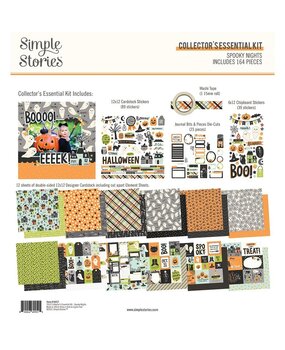 Simple Stories Spooky Nights 12x12 Inch Collector's Essential Kit (16427) (OUTLET)