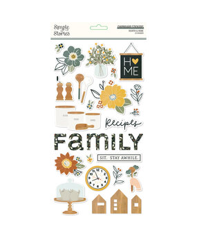 Simple Stories Hearth & Home Chipboard (16515) (OUTLET)