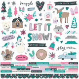 Simple Stories Feelin' Frosty Cardstock Sticker (16601) (OUTLET)