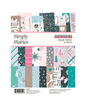 Simple Stories Feelin' Frosty 6x8 Inch Paper Pad (16614) (OUTLET)