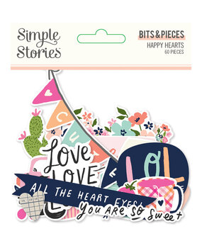 Simple Stories Happy Hearts Bits & Pieces (16916) (OUTLET)