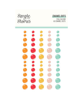 Simple Stories Full Bloom Enamel Dots (17024) (OUTLET)