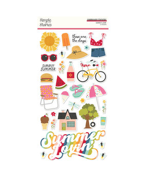 Simple Stories Summer Lovin' 6x12 Inch Chipboard (17316) (OUTLET)