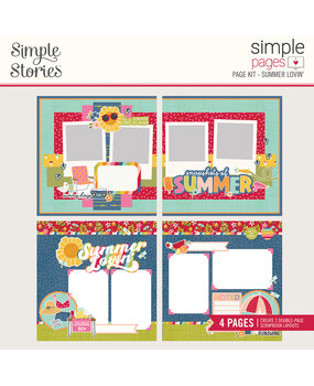 Simple Stories Summer Lovin' Simple Pages Page Kit (17328) (OUTLET)
