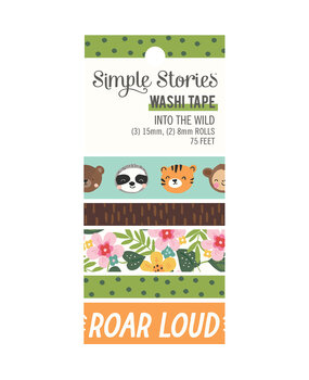 Simple Stories Into the Wild Washi Tape (17625) (OUTLET)