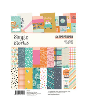 Simple Stories Let's Go! 6x8 Inch Paper Pad (17714) (OUTLET)