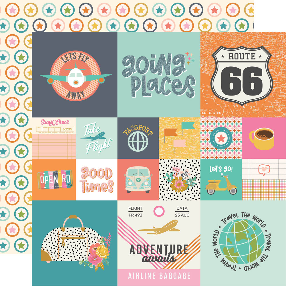 Simple Stories Let's Go! 6x8 Inch Paper Pad (17714) (OUTLET)