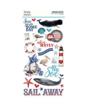 Simple Stories Simple Vintage Vintage Seas Chipboard (17821) (OUTLET)