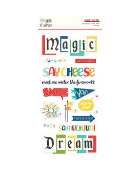 Simple Stories Say Cheese At The Park Foam Stickers (17918) (OUTLET)