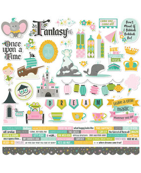 Simple Stories Say Cheese Fantasy At The Park Cardstock Stickers (17932) (OUTLET)