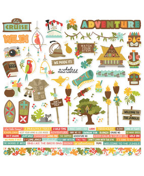 Simple Stories Say Cheese Adventure At The Park Cardstock Sticker (17948) (OUTLET)