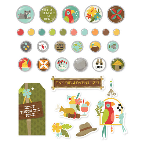 Simple Stories Say Cheese Adventure At The Park Decorative Brads (17958) (OUTLET)