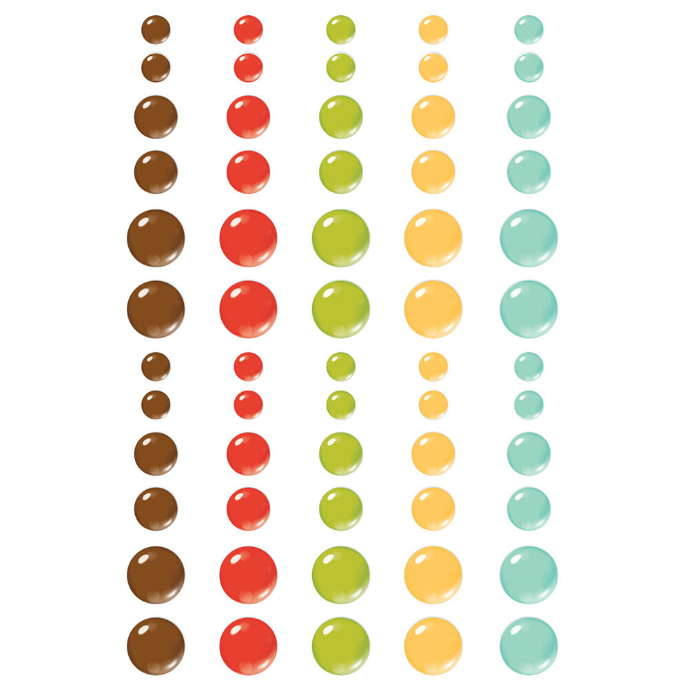 Simple Stories Say Cheese Adventure At The Park Enamel Dots (17959) (OUTLET)