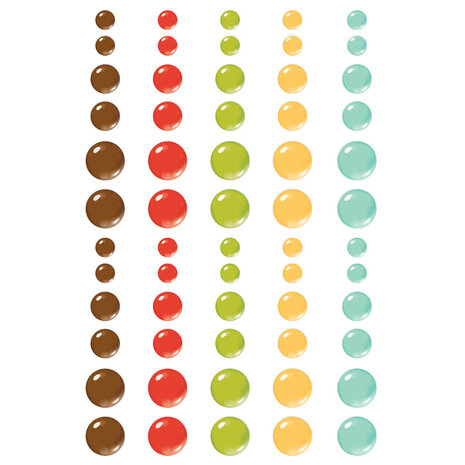 Simple Stories Say Cheese Adventure At The Park Enamel Dots (17959) (OUTLET)