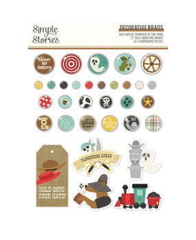 Simple Stories Say Cheese Frontier At The Park Decorative Brads (17990) (OUTLET)