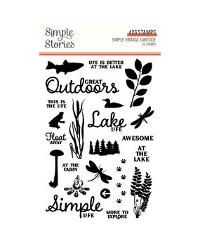 Simple Stories Simple Vintage Lakeside Clear Stamps (18020) (OUTLET)