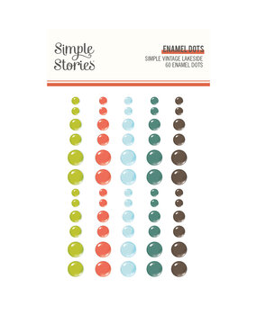 Simple Stories Simple Vintage Lakeside Enamel Dots (18030) (OUTLET)